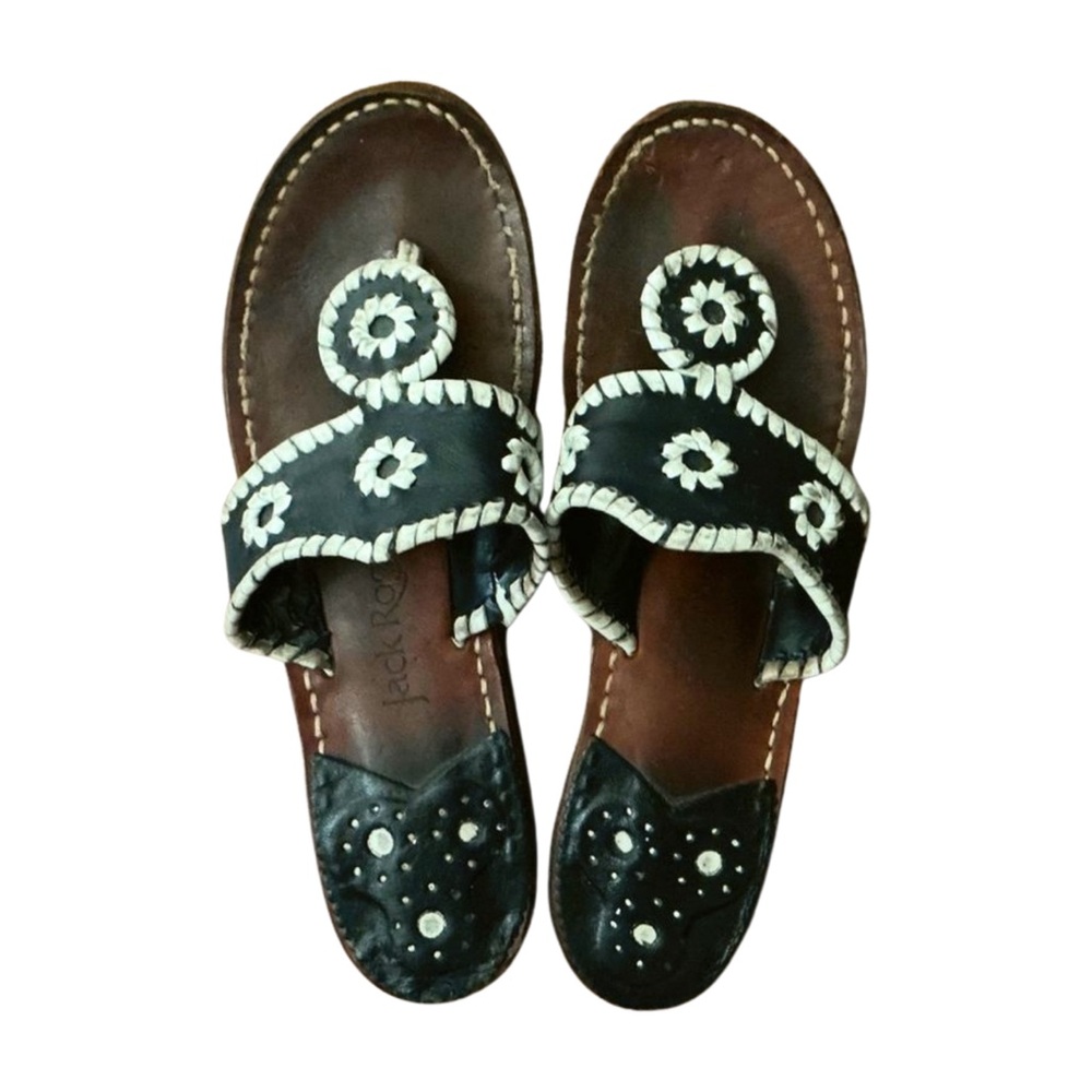 B&W Jack Rogers USA Women’s Jacks Flat Sandals